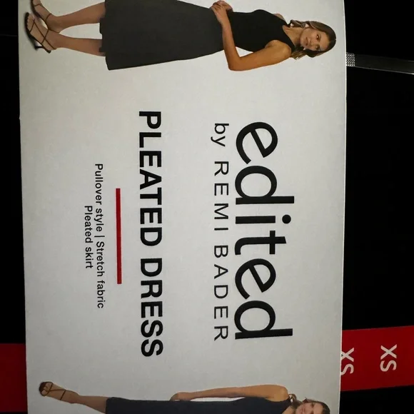 Edited by Remi Bader Black Pleated Dress - Picture 9 of 12